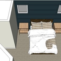 Medium master bedroom