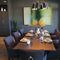 Medium modern luxury dining room brampton