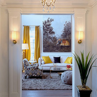 Medium luxury living room brampton