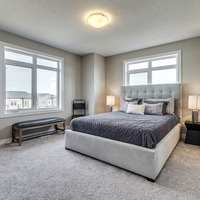 Medium master bedroom indigo new home brookfield residential