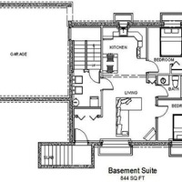 Medium basement suite