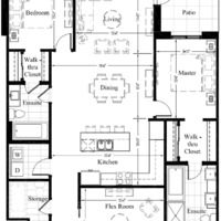 Medium suite 404 1588 sq ft 2 bdrm floor plan 2l