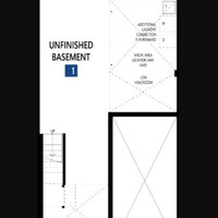 Medium basement floor plan