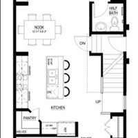 Medium main floor plan
