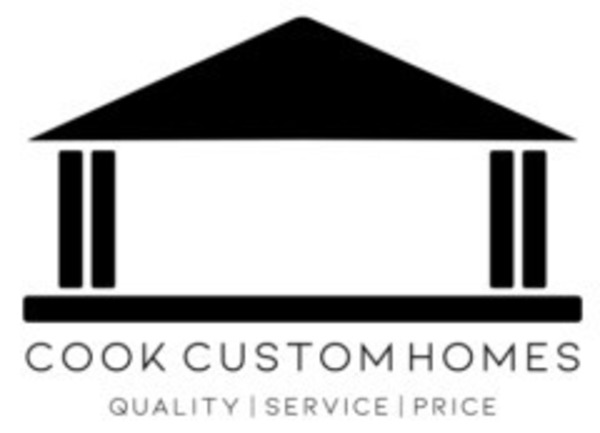 Full cropped cook custom homes logo black s