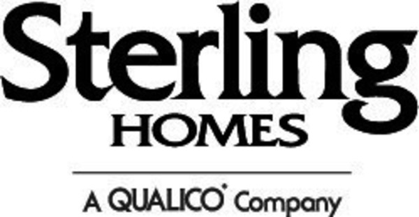 Full sterling homes black grey qualico company logo