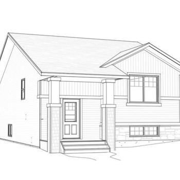 Large square front rendering small