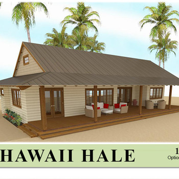 Large square hawaii hale 