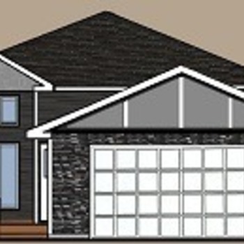 Large square mirage front elevation