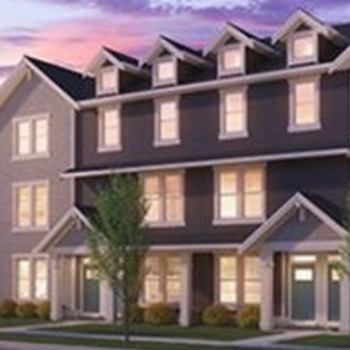 Large square townhomes