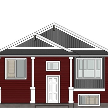 Large square elevation the willowstone front