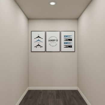 Large square washington laundry room